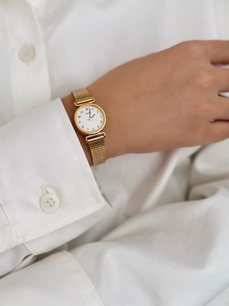 Vintage Seiko Gold Tone Bracelet Watch