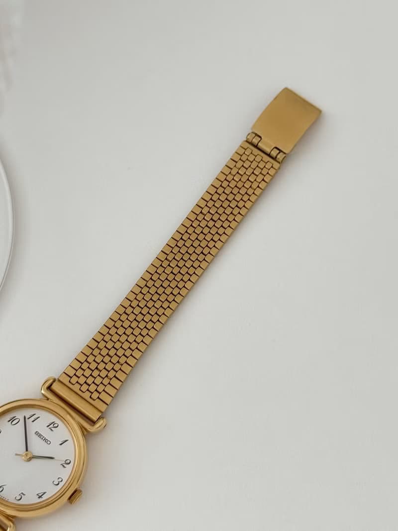Vintage Seiko Gold Tone Bracelet Watch