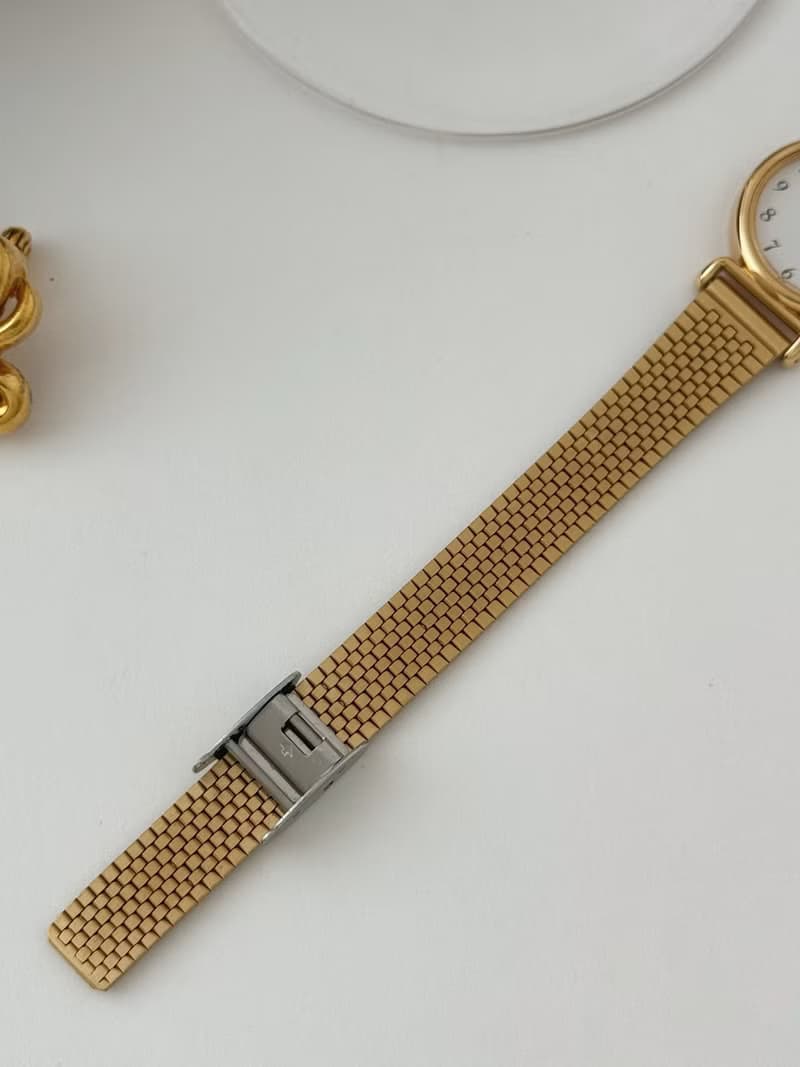 Vintage Seiko Gold Tone Bracelet Watch