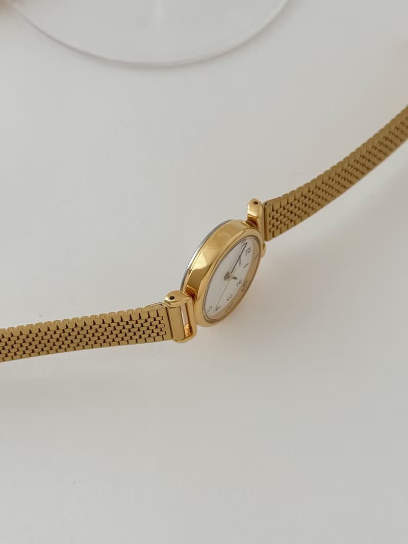 Vintage Seiko Gold Tone Bracelet Watch