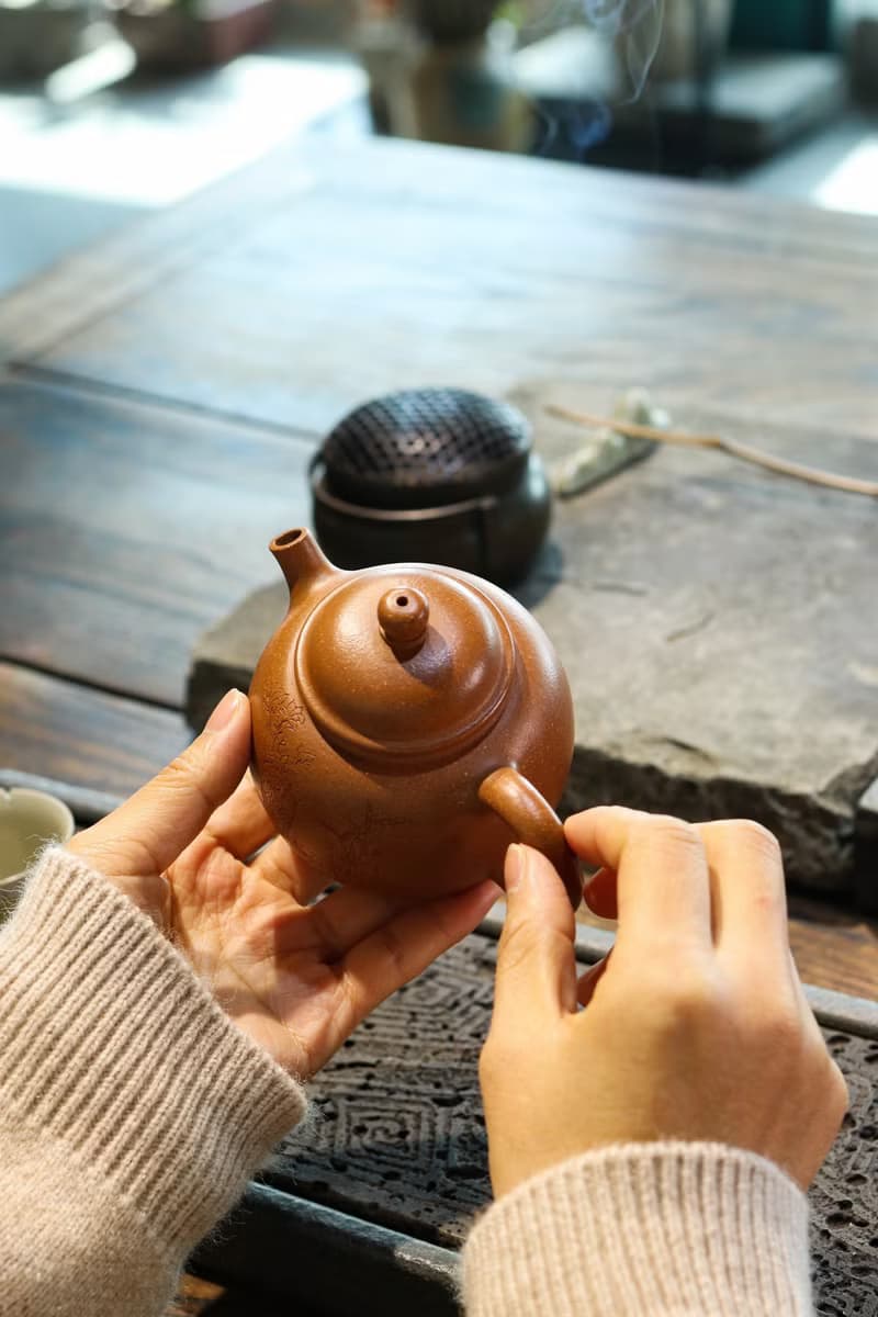 匏瓜 文人雅乐  五彩老段 210ml 刘素素作品  器型圆润饱满