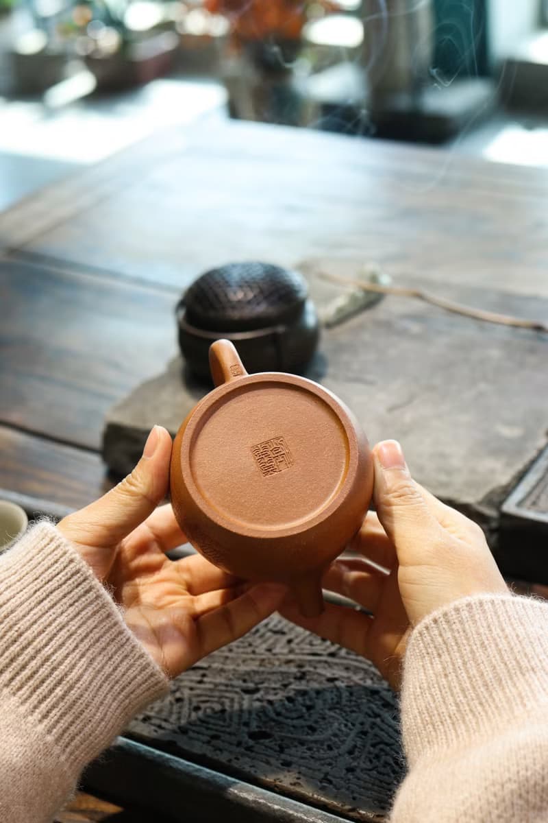 匏瓜 文人雅乐  五彩老段 210ml 刘素素作品  器型圆润饱满