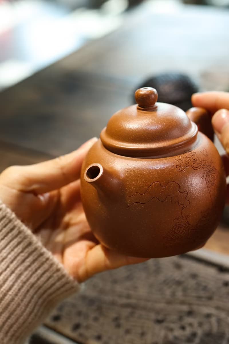 匏瓜 文人雅乐  五彩老段 210ml 刘素素作品  器型圆润饱满