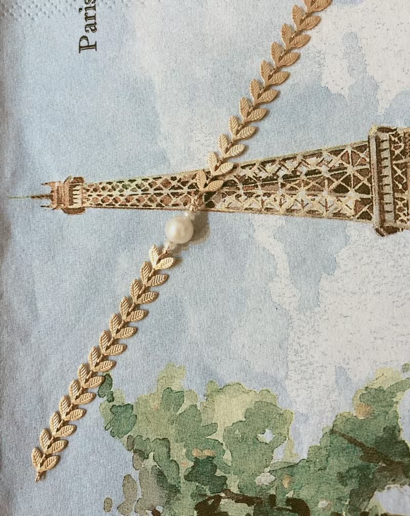 桂冠花圈 珍珠手鍊