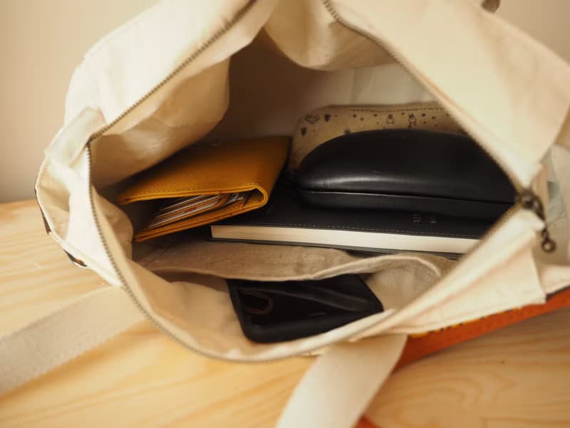 原創手工縫製托特側肩包帆布包 簡約北歐黑熊圖案 可側背手挽