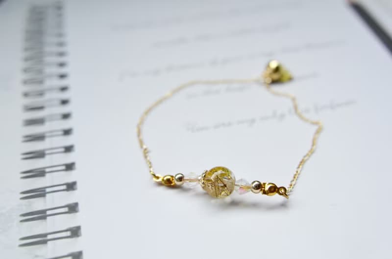 【加購商品】單顆細微髮絲胎毛珠手鍊 (需搭配其他正價商品購買)