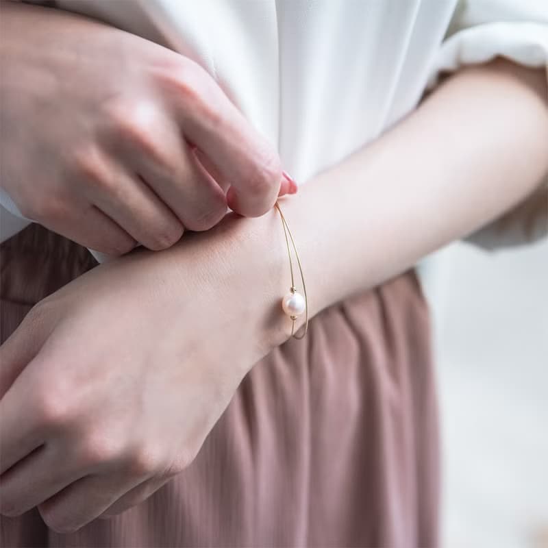 日本Akoya珍珠環繞手環