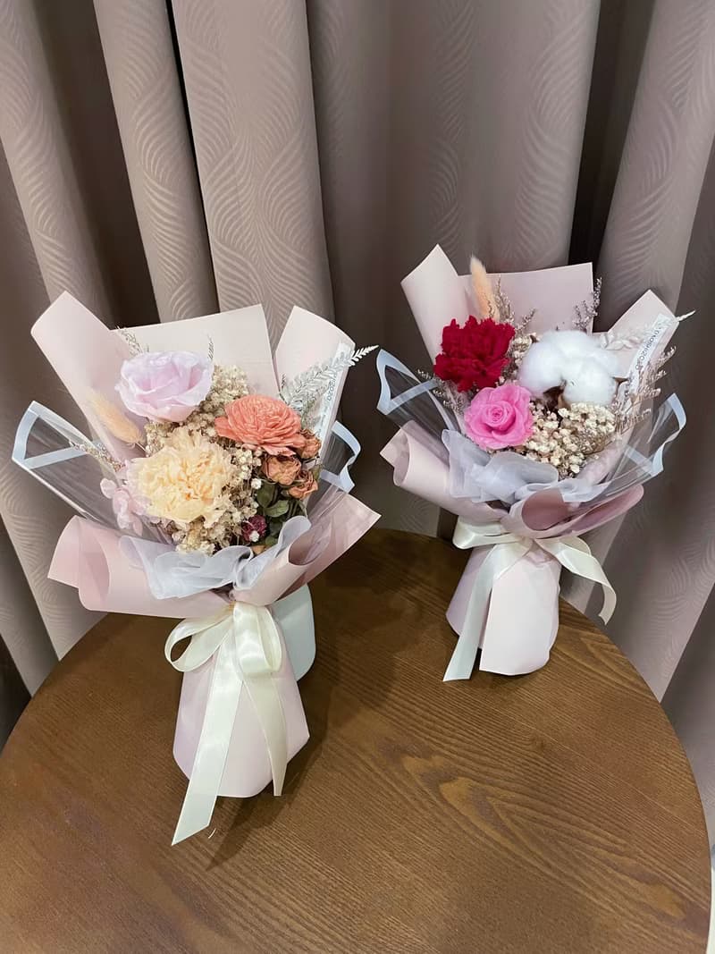 康乃馨永生花束 母親節花束