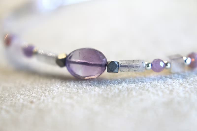 手鍊 紫水晶 紫心石 紫玉 - 笑翻了 -