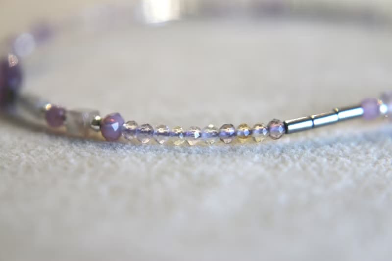 手鍊 紫水晶 紫心石 紫玉 - 笑翻了 -