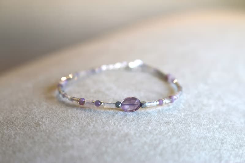 手鍊 紫水晶 紫心石 紫玉 - 笑翻了 -