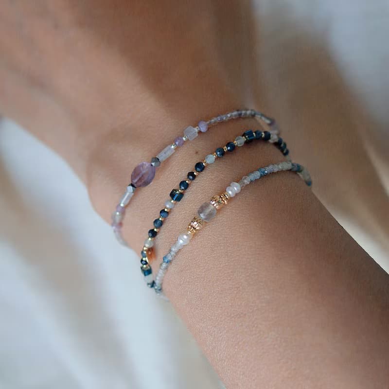 手鍊 紫水晶 紫心石 紫玉 - 笑翻了 -