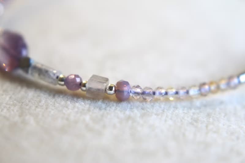 手鍊 紫水晶 紫心石 紫玉 - 笑翻了 -