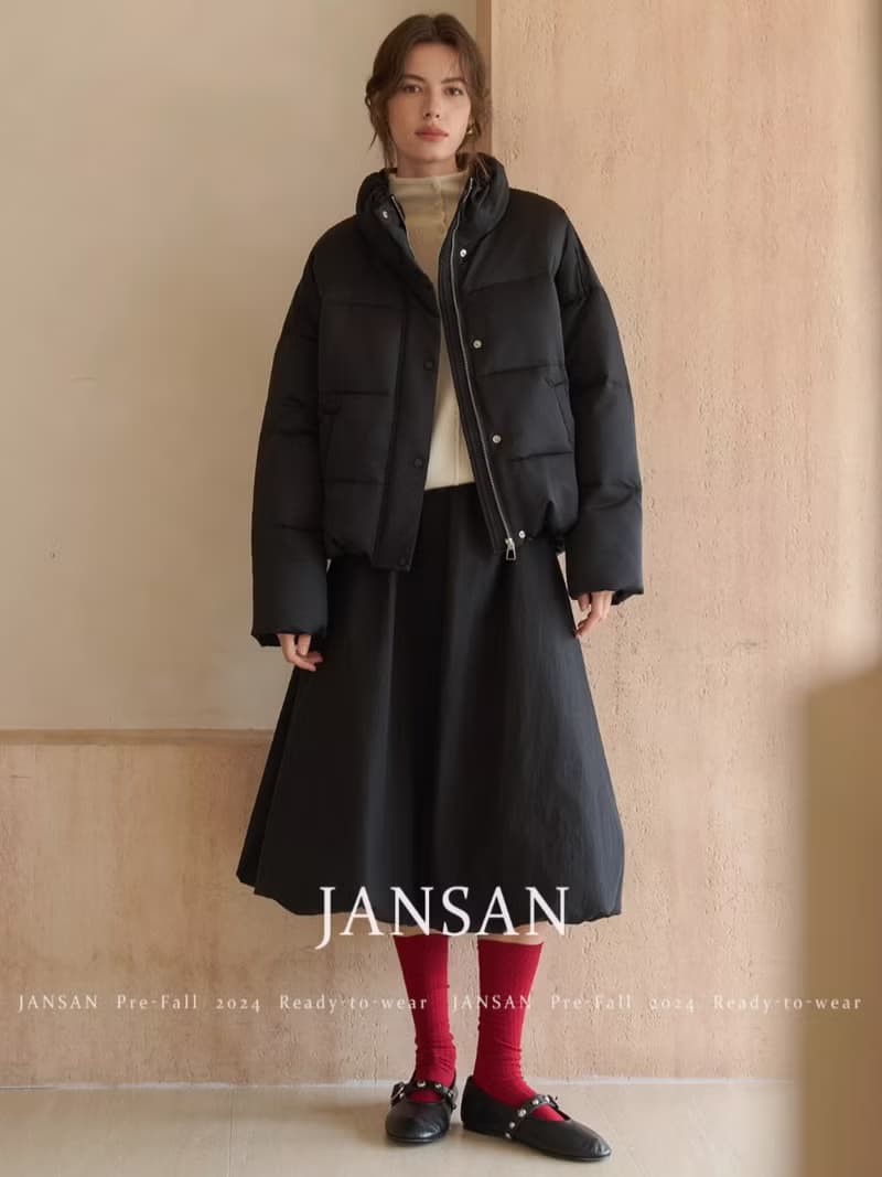 法式極簡 微光澤感溫暖羽絨服
