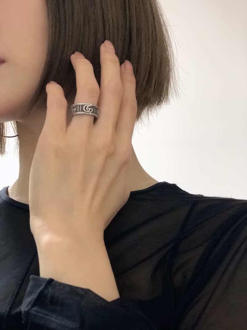 【 日本直送　名牌中古包 】GUCCI グッチ 指輪 シルバー マーモント vintage ヴィンテージ オールド cwb566
