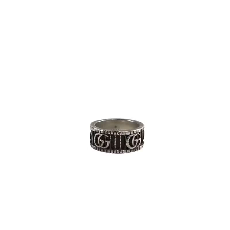 【 日本直送　名牌中古包 】GUCCI グッチ 指輪 シルバー マーモント vintage ヴィンテージ オールド cwb566