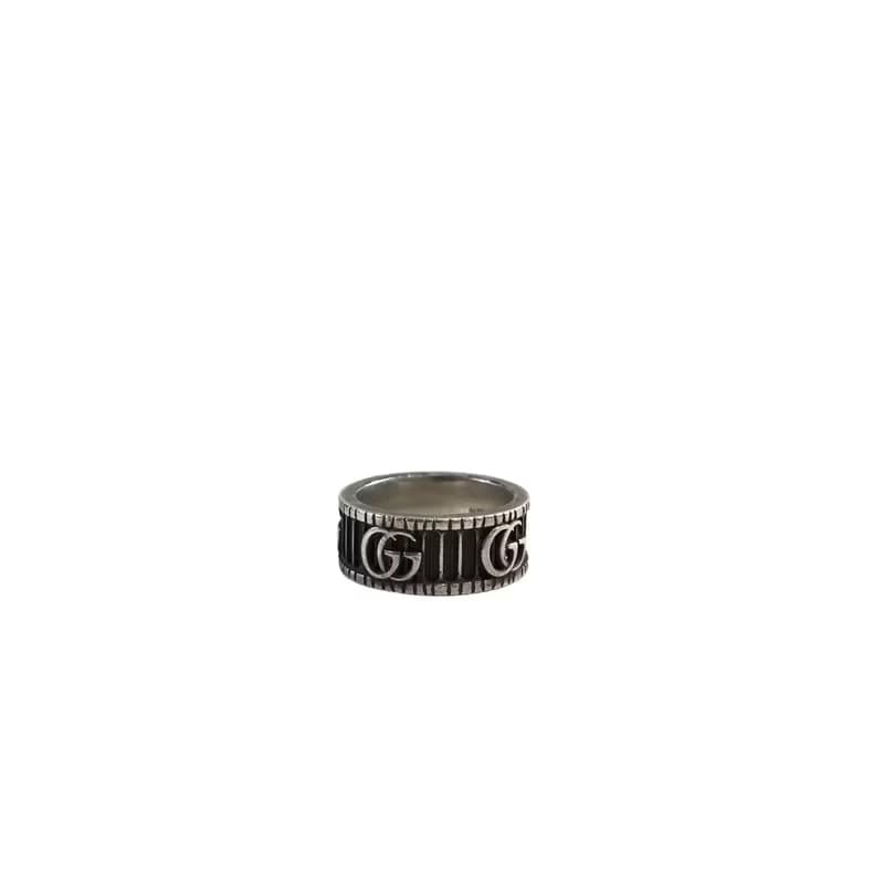 【 日本直送　名牌中古包 】GUCCI グッチ 指輪 シルバー マーモント vintage ヴィンテージ オールド cwb566