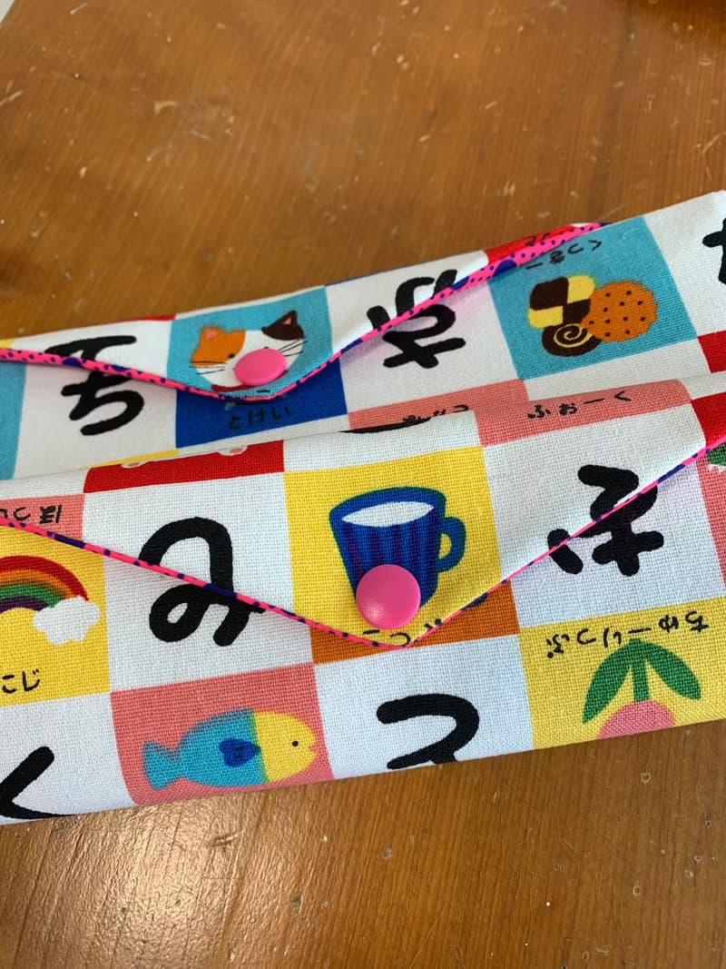 文青風環保筷袋  小食堂 粉 防水  手作餐具袋.交換禮物.