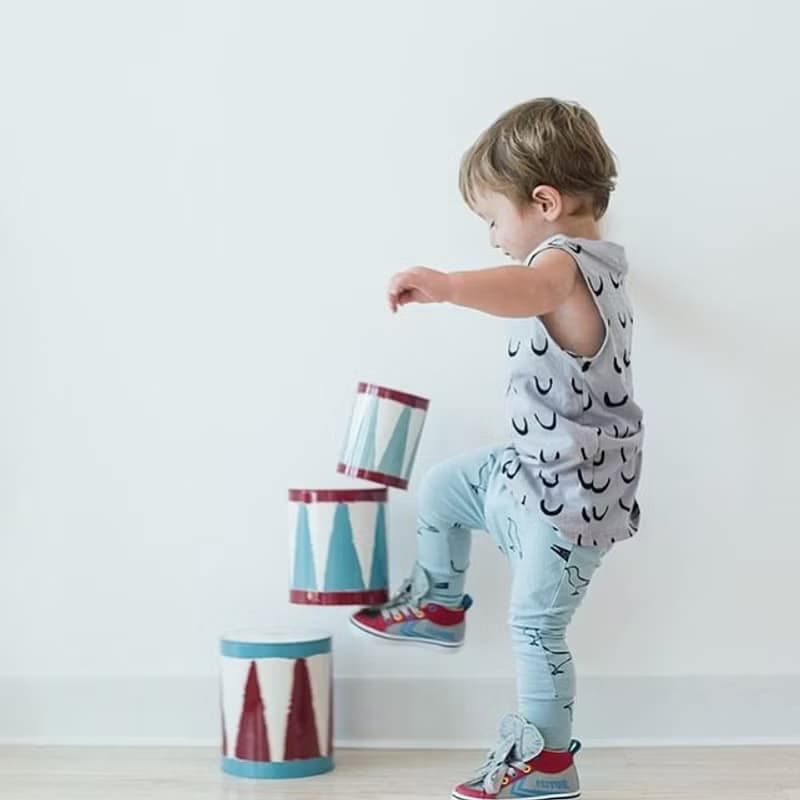 Moi Kids 冰島有機棉童裝哈倫長褲1歲至8歲 天空