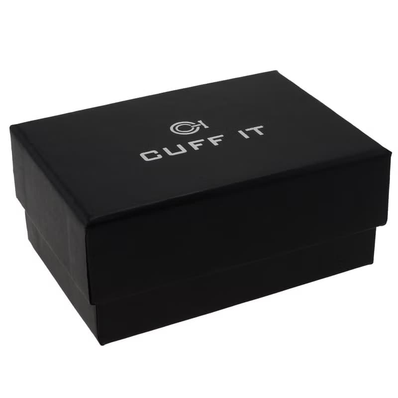 57mm 槍黑色琺瑯領帶夾