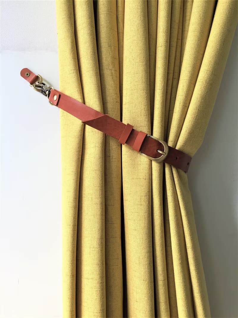 簡約主義//皮革窗簾綁帶//簡約主義//家居裝飾//窗簾//窗簾綁帶