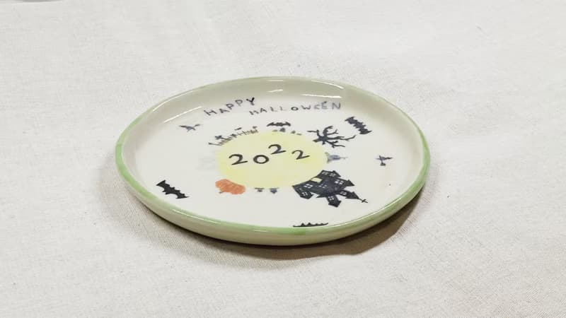 萬聖節系列 2022版 萬聖節手作陶盤