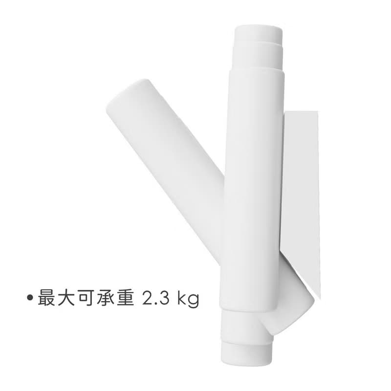 【Umbra】Picket壁掛式掛勾收納架(雲白木籬) | 掛勾 牆壁掛勾