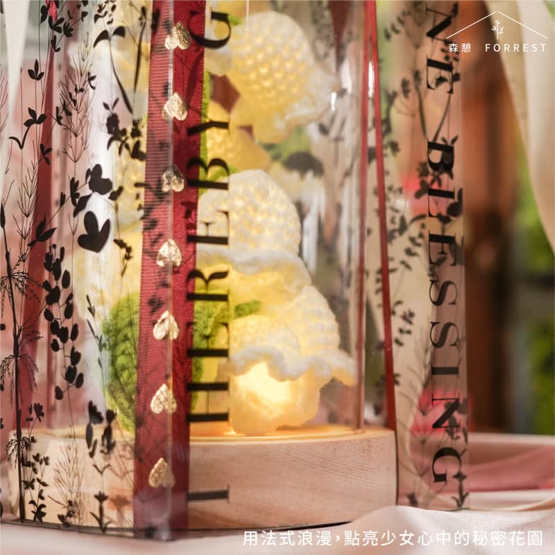 【針織鈴蘭花燈】永生花小夜燈 實用母親節禮盒 母親節禮物