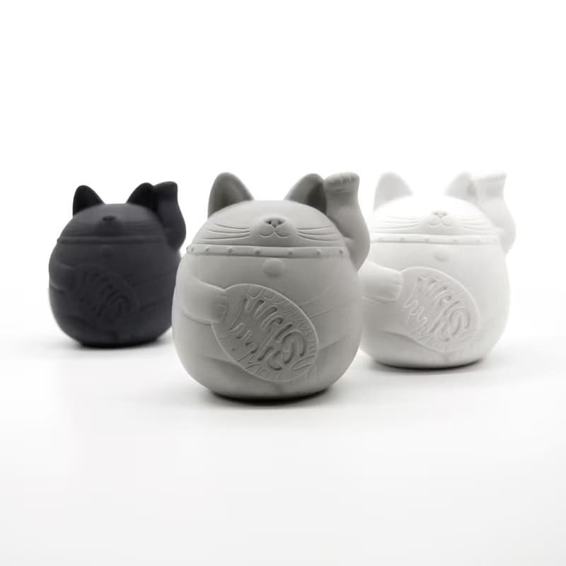 Maneki-neko Aroma stone I 招財貓擴香石 I 水泥 I 附5mi精油－