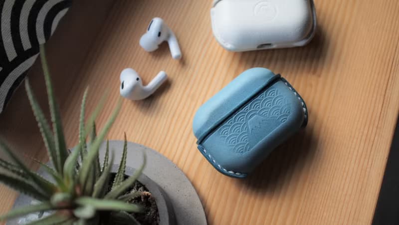 富士山Airpods pro / Airpods pro 2 皮革保護套