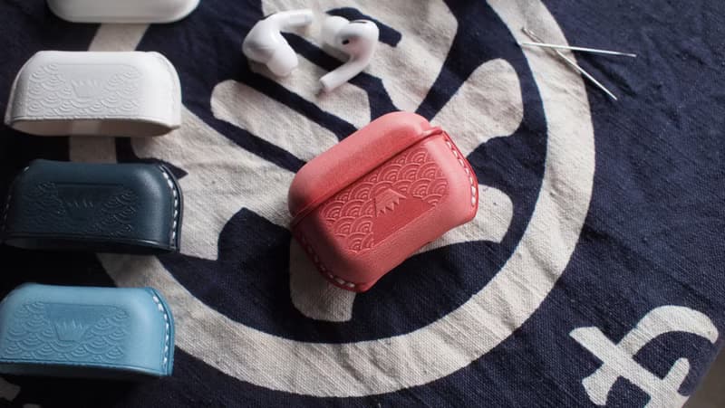 富士山Airpods pro / Airpods pro 2 皮革保護套