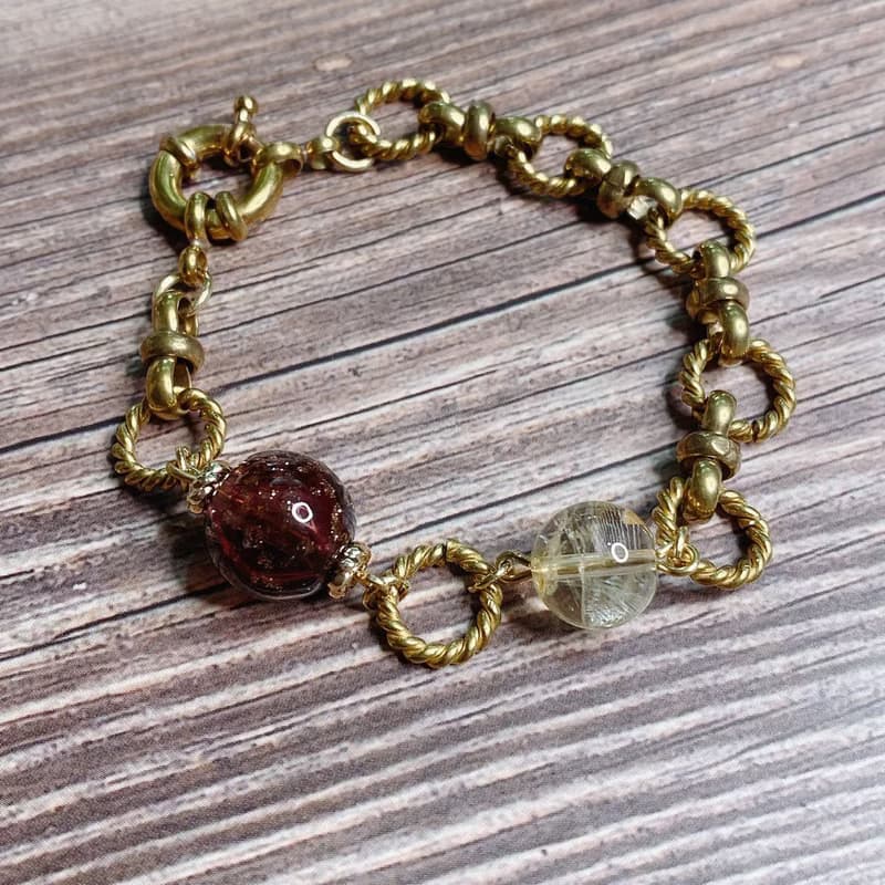 【Cinnamonmon 希娜夢夢】羅馬假期精油手鍊| 黃水晶