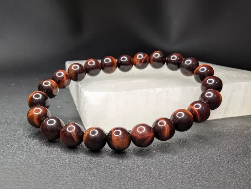 紅虎眼石 8mm Tigerite 手串 手鍊 天然水晶 水晶手鍊