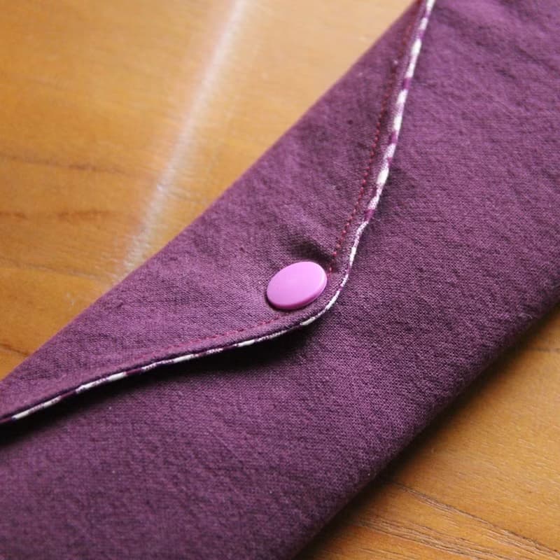 文青風環保筷袋 ~紫 收納包.環保筷袋.手作餐具袋