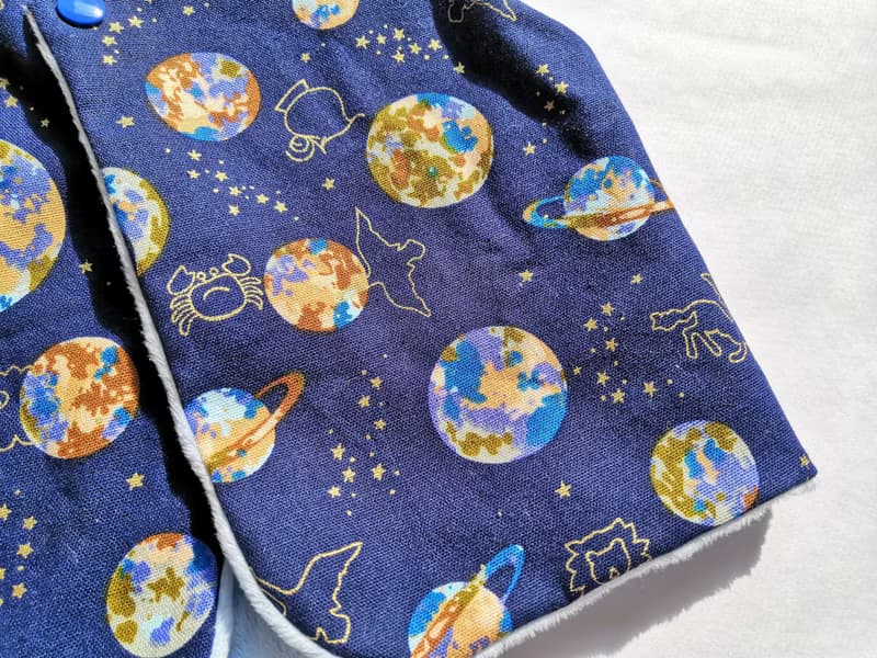 兒童短版背心 單扣 星座迷幻星球