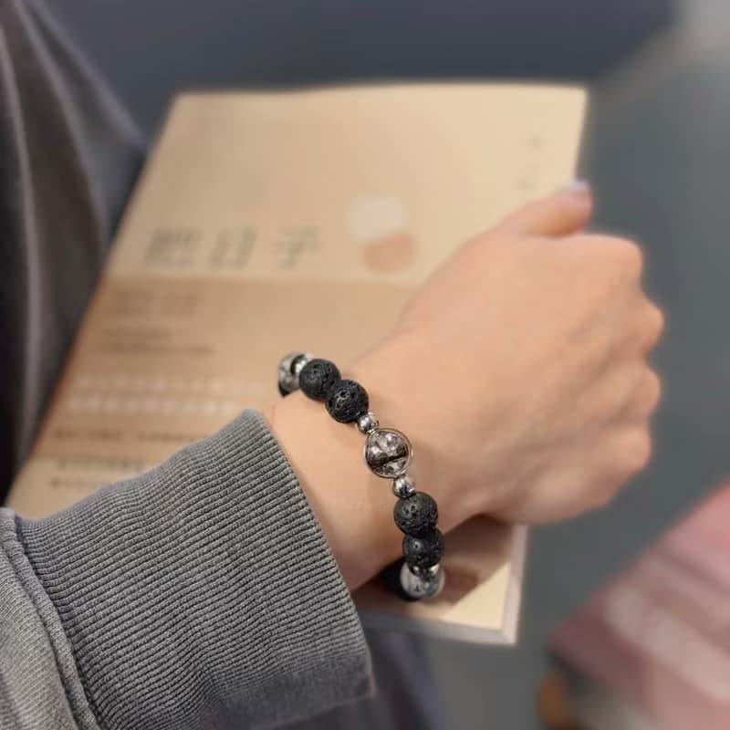Mimis設計款 月影石語 胎毛水晶手鍊