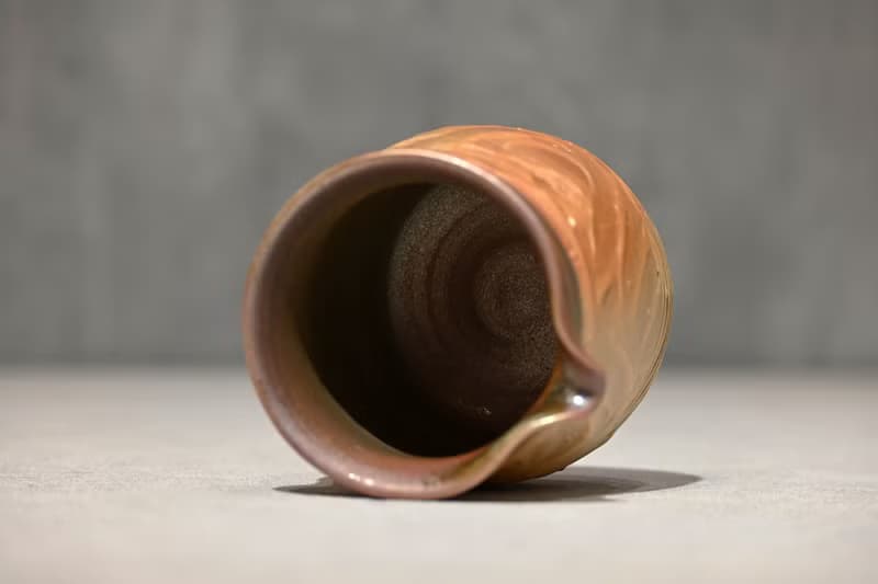 | 275cc | 柴燒無把茶海線條款 公道杯 勻杯 【臻麟陶藝】