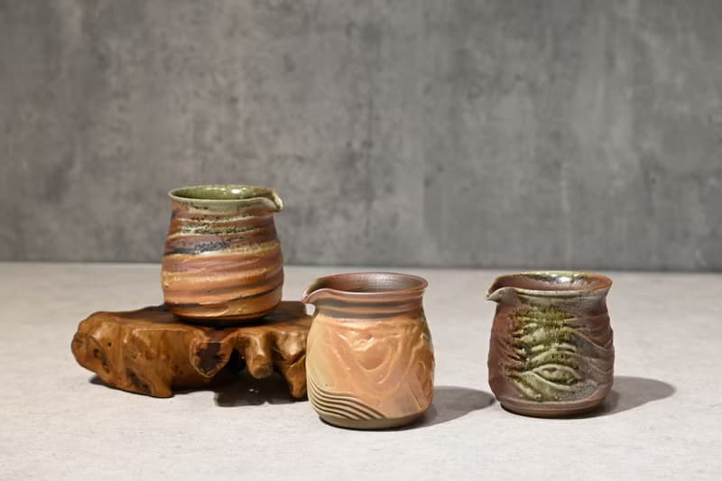 | 275cc | 柴燒無把茶海線條款 公道杯 勻杯 【臻麟陶藝】