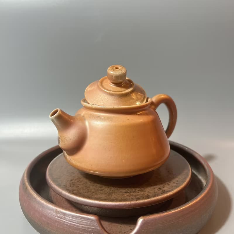 柴燒瓷土正把茶壺 / 柴燒茶具  / 小平凡手作