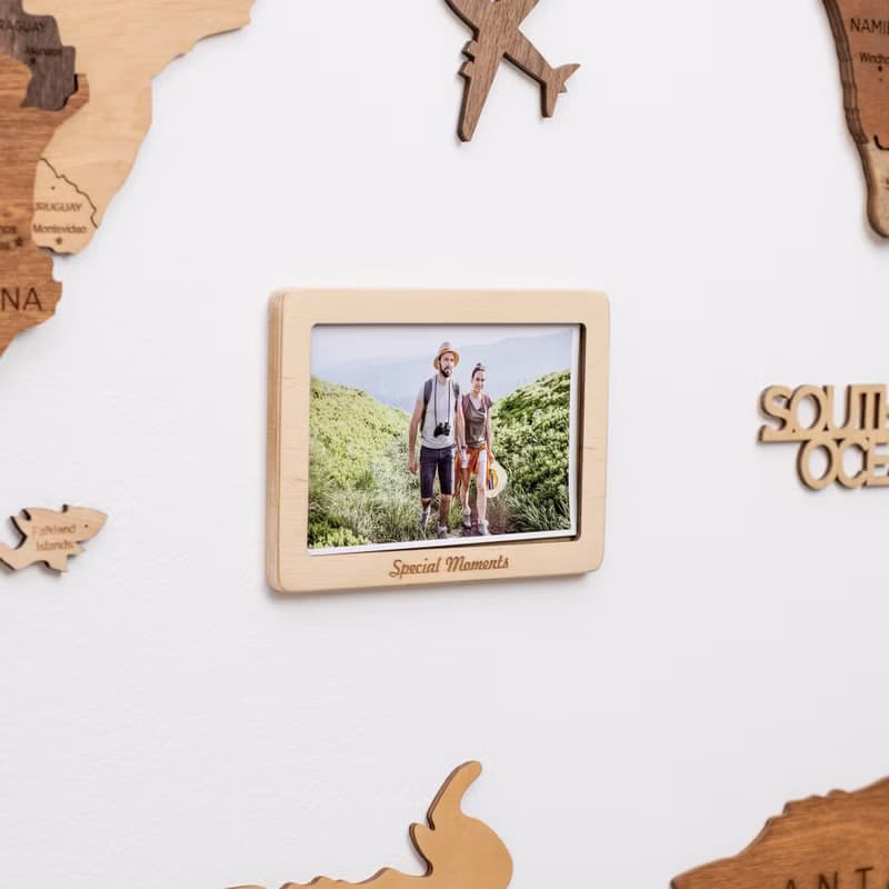 Wooden Map, Large Wall Art, Wood World Map, Unique Home Decor Puzzle, Christmas