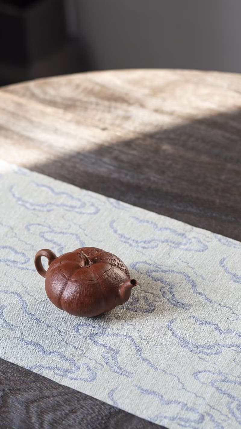 送禮紫砂壺茶壺小南瓜 双色款  把玩器 全手工制作 65CC精品把玩