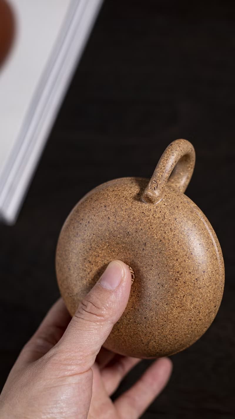 送禮紫砂壺茶壺线圆 特高温 180cc 原矿特高温黄金段 老味十足  2