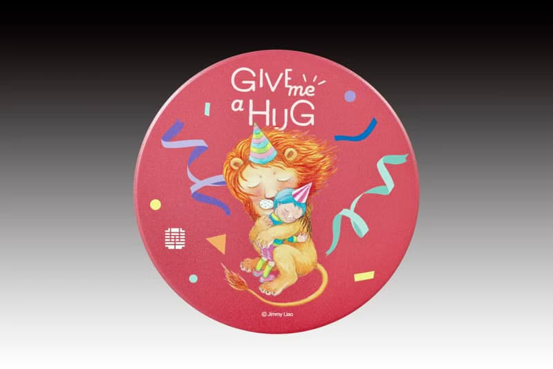 幾米 擁抱 日日馬克杯 獅子(桃紅釉)