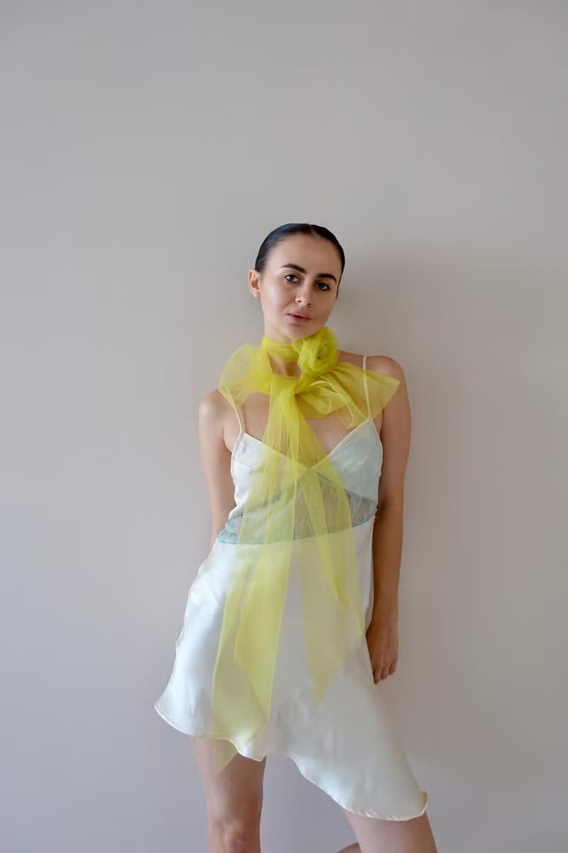 Sheer Rose Green Scarf with Rose  Olive Tulle Wrap with Floral Choker Necklaces
