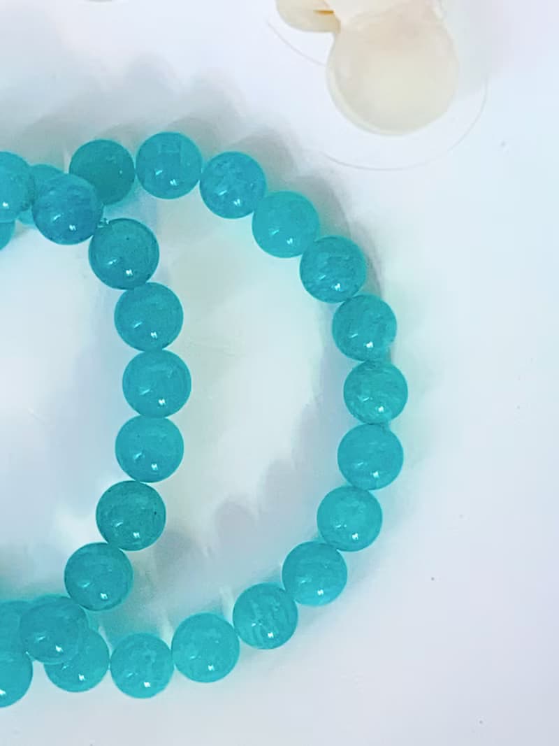 莫桑比克天河石手串||莫桑比克/天河石/水晶