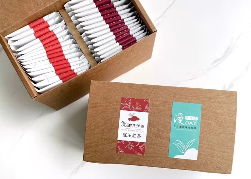 漫DAY生活茶日月潭紅玉/阿薩姆紅茶袋茶包40入附贈提袋