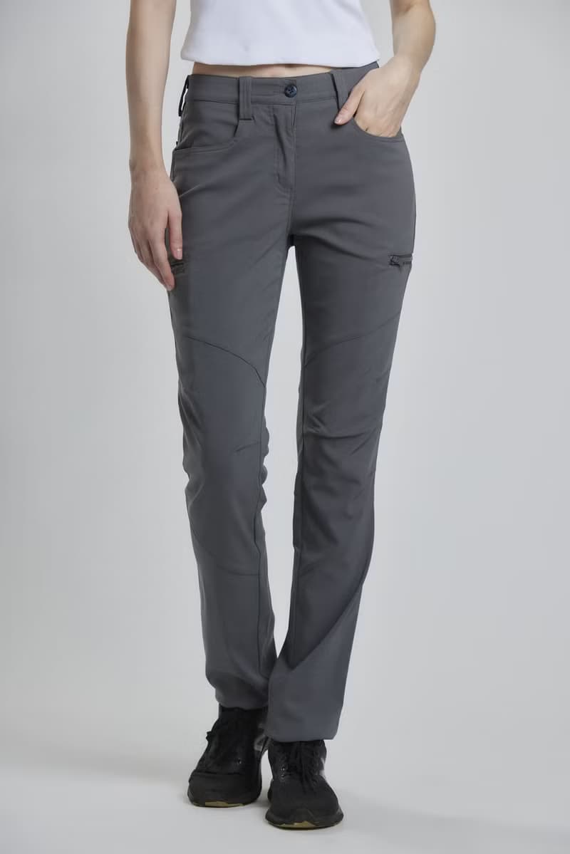 【快速出貨】KA014 輕井澤2.0 全方位多口袋機能褲–銀河灰 (女)