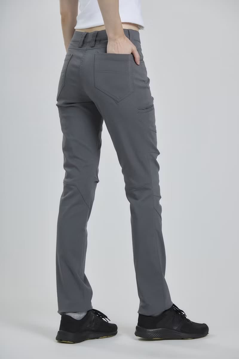 【快速出貨】KA014 輕井澤2.0 全方位多口袋機能褲–銀河灰 (女)