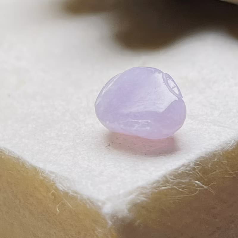 【招財神獸】冰種紫羅蘭貔貅| 戒面| 裸石| 天然緬甸翡翠| 送禮