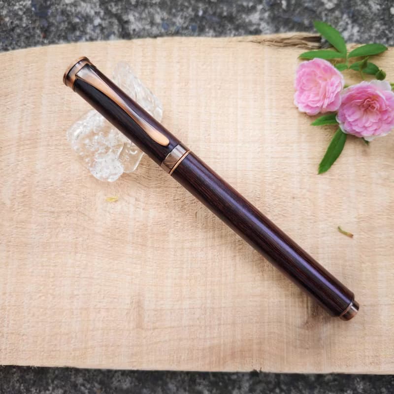 雞翅木  原木 手工筆 鋼筆